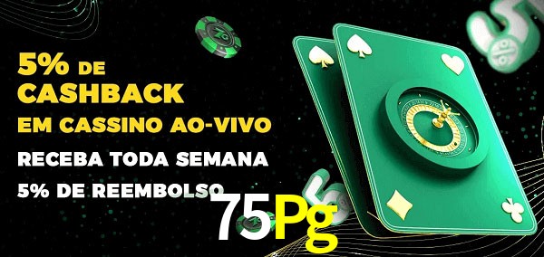 Promoções do cassino ao Vivo 75Pg